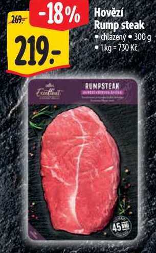 Hovězí Rump steak, 300 g