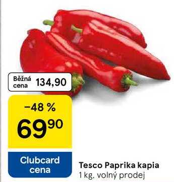 Tesco Paprika kapia, 1 kg 