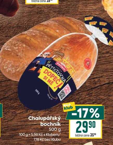 Chalupářský bochník 500 g
