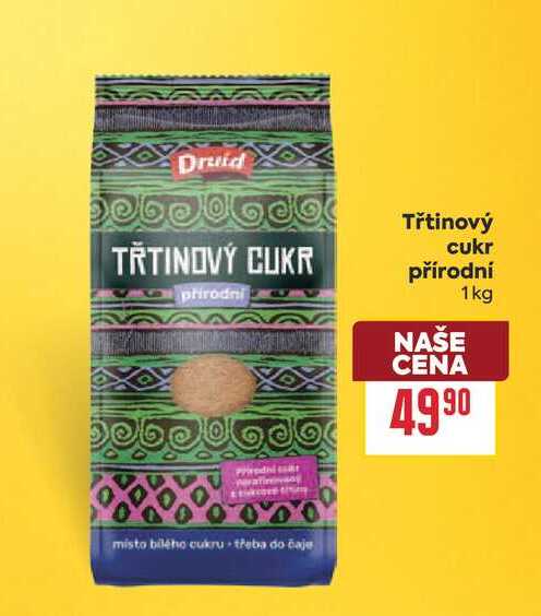 Třtinový cukr přírodní 1kg 