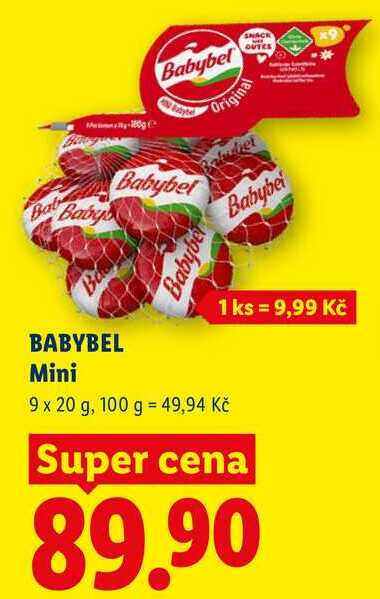 BABYBEL Mini, 9 x 20 g 