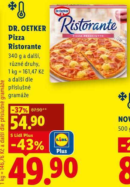 DR. OETKER Pizza Ristorante, 340 g 