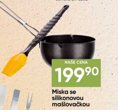 Miska se silikonovou mašlovačkou 