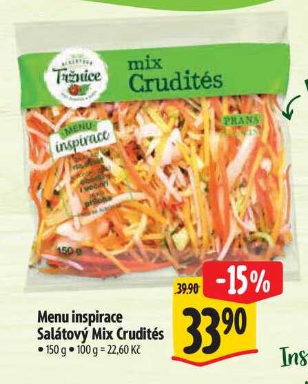Menu inspirace Salátový Mix Crudités, 150 g 