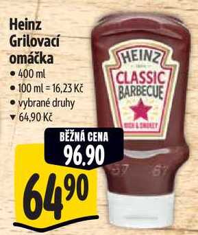 Heinz Grilovací omáčka, 400 ml