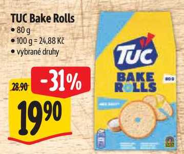 TUC Bake Rolls, 80 g