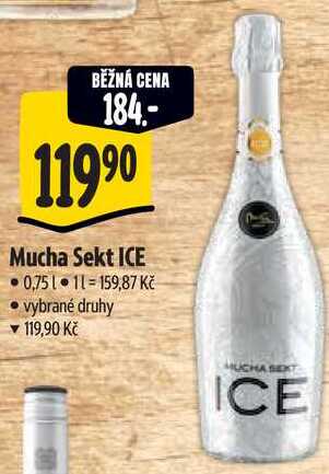 Mucha Sekt ICE, 0,75 l