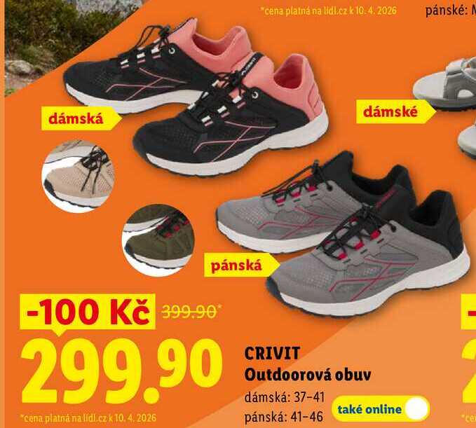 CRIVIT Outdoorová obuv, dámská