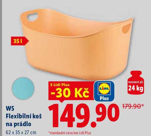 W5 Flexibilní koš na prádlo 