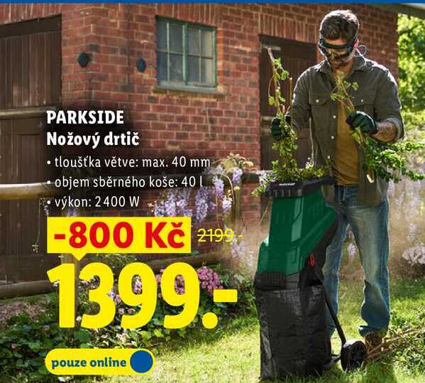 PARKSIDE Nožový drtič 