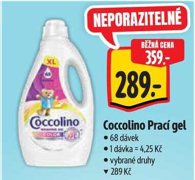 Coccolino Prací gel, 68 dávek  