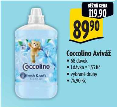Coccolino Aviváž, 68 dávek 
