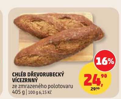 CHLÉB DŘEVORUBECKÝ VÍCEZRNNÝ, 405 g