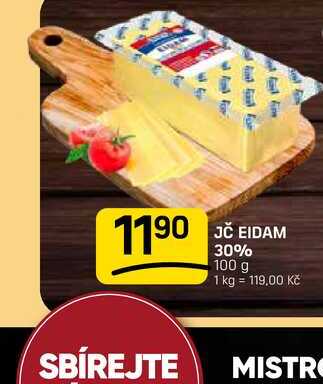 JČ EIDAM 30% 100 g