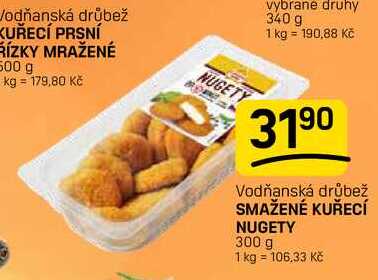 SMAŽENÉ KUŘECÍ NUGETY 300 g 