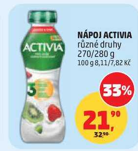 NÁPOJ ACTIVIA, 270 g