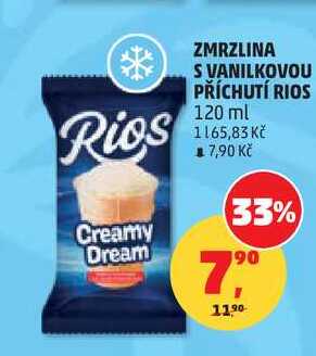 ZMRZLINA S VANILKOVOU PŘÍCHUTÍ RIOS, 120 ml 