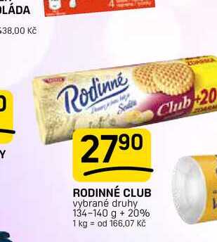 RODINNÉ CLUB vybrané druhy 134-140g