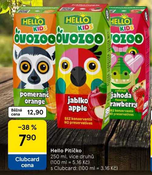 Hello Pitíčko, 250 ml, více druhů  
