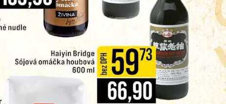 Haiyin Bridge Sójová omáčka houbová 600 ml 