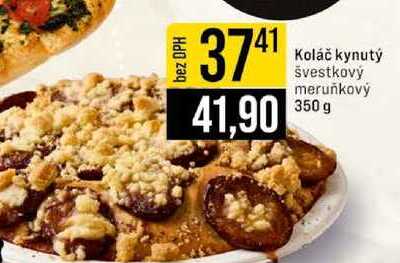 Koláč kynutý švestkový meruňkový 350 g 