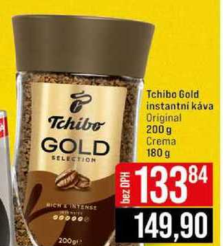 Tchibo Gold instantní káva Original 200 g Crema 180 g