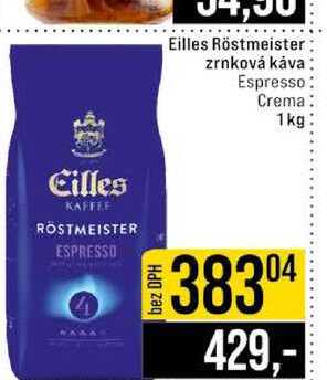 Eilles Röstmeister zrnková káva Espresso Crema 1 kg
