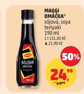 MAGGI OMÁČKA, 190 ml