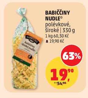 BABIČČINY NUDLE, 330 g