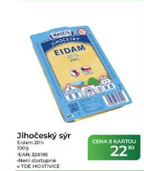 jhočeský sýr Eidam 20% 100g  