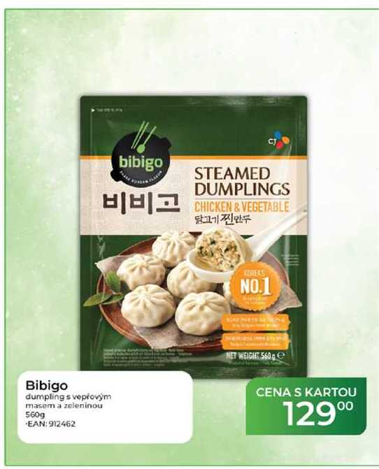 Bibigo dumplings vepřovým masem a zeleninou 560g  