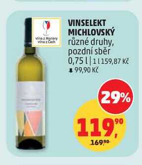 VINSELEKT MICHLOVSKÝ, 0,75 l