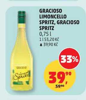 GRACIOSO LIMONCELLO SPRITZ, 0,75 l