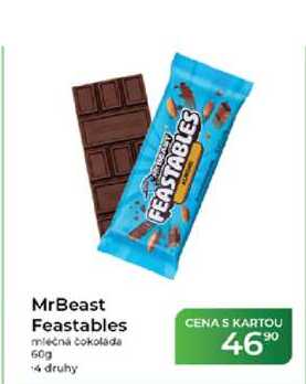 MrBeast Feastables mléčna čokolada 60g 