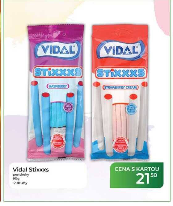 Vidal Stixxxs pendreky 90g 