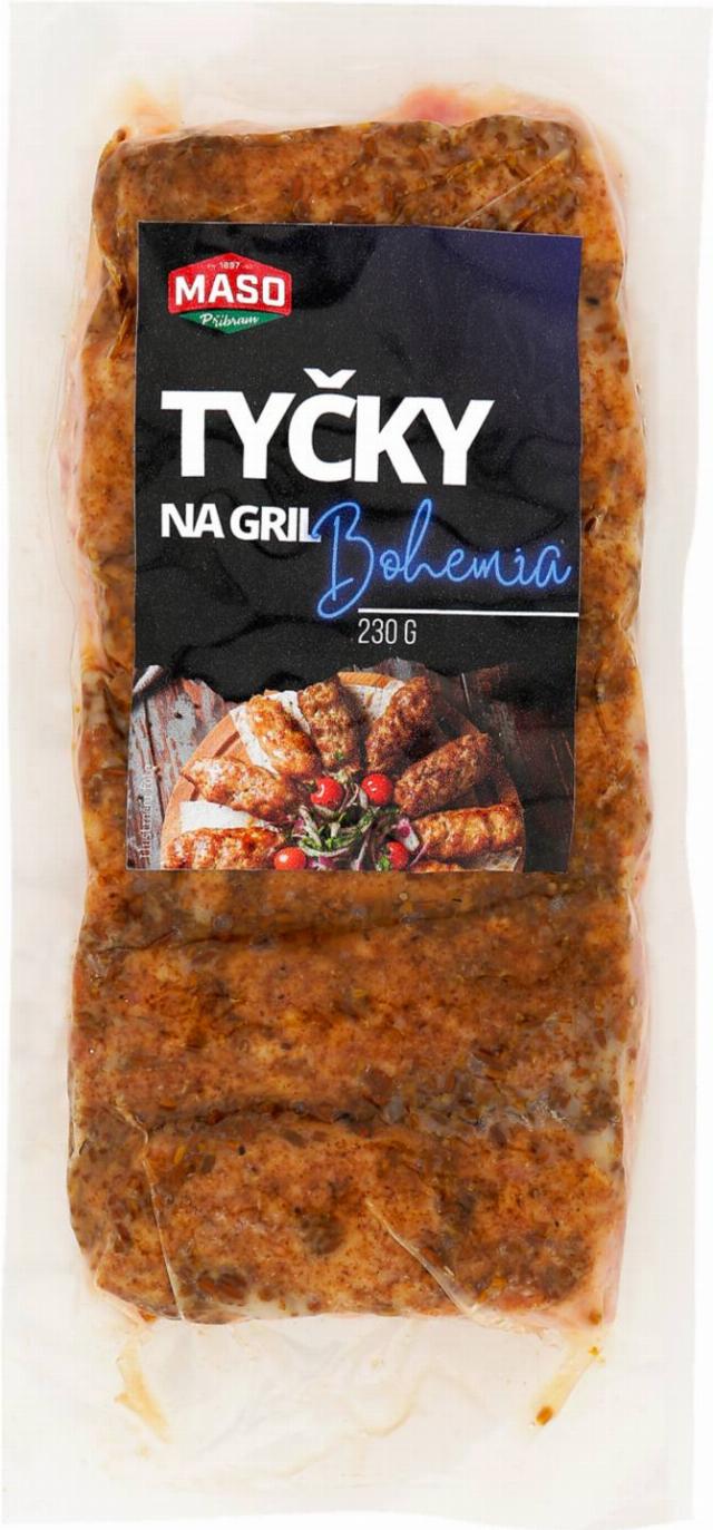 Maso Příbram Tyčky na gril Bohemia