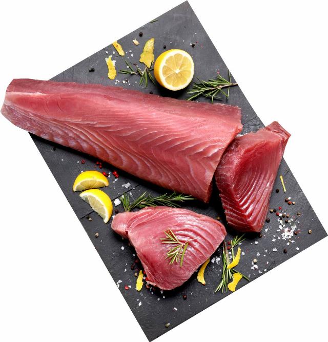 Tuňák žlutoploutvý (Thunnus albacares) steak chlazený, rozmrazený