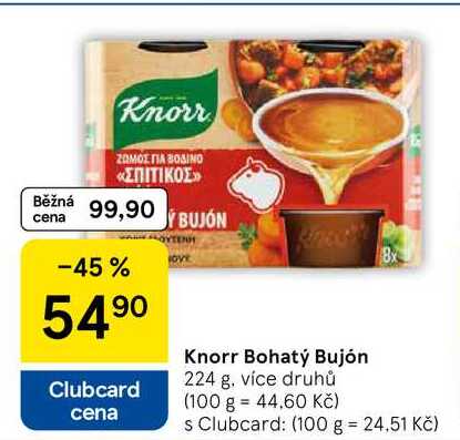 Knorr Bohatý Bujón, 224 g 