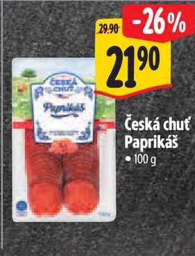 Česká chuť Paprikáš, 100 g