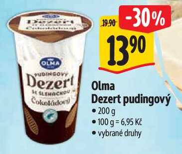 OLMA Dezert pudingový, 200 g 