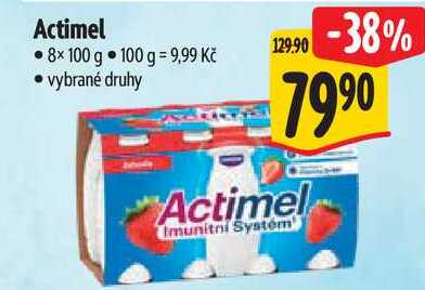 Actimel, 8x100 g  v akci