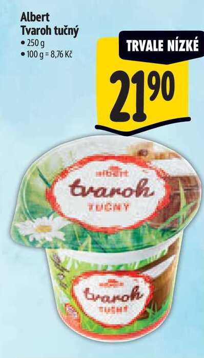 Albert Tvaroh tučný, 250 g