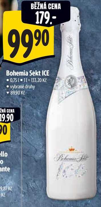 Bohemia Sekt ICE, 0,751 