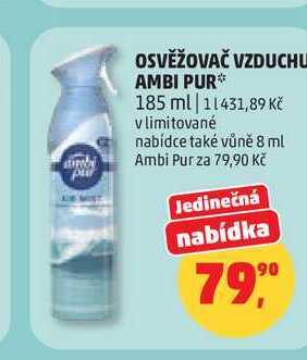 OSVĚŽOVAČ VZDUCHU AMBI PUR, 185 ml 