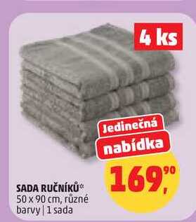 SADA RUČNÍKŮ, 4 ks