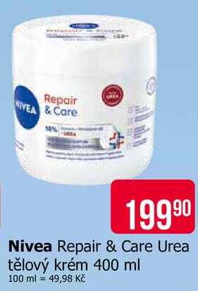 Nivea Repair & Care Urea tělový krém 400 ml 