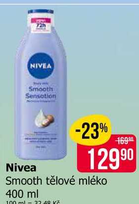 Nivea Smooth tělové mléko 400 ml 