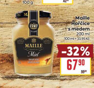 Maille Hořčice s medem 200 ml 