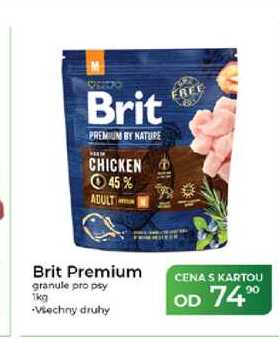 Brit Premium granule pro psy 1kg 