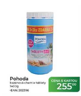 Pohoda bazénová chemie tablety 1400g 
